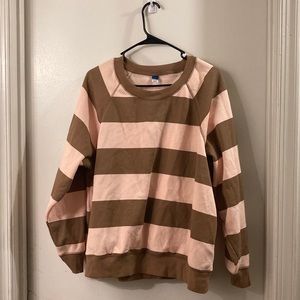 Pink and brown old navy sweatshirt